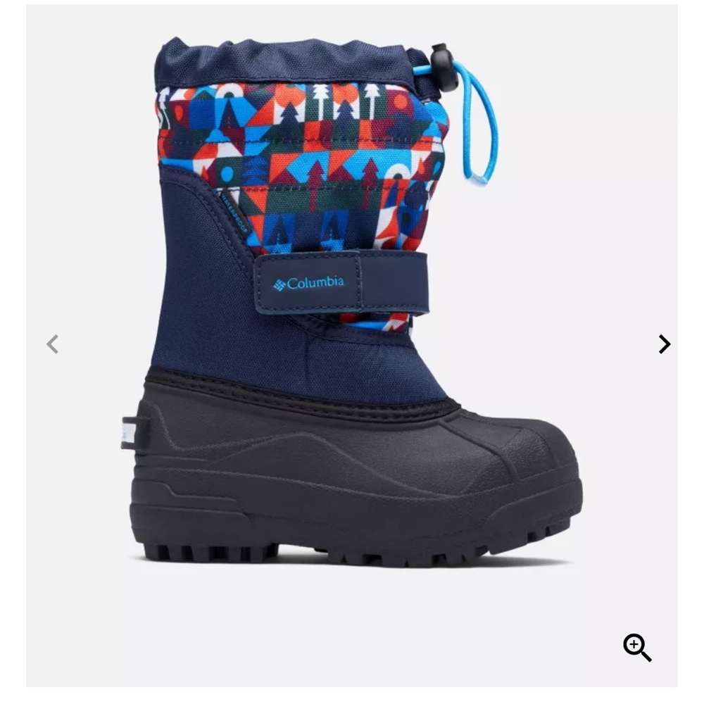 Columbia Little Kids’ Powderbug™ Plus II Print Snow Boot size 8